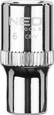 Immagine prodotto di NEO TOOLS Presa esagonale 1/4", 6 mm, superlock
