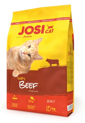 Produktbild von Josera JosiCat Tasty Beef 10kg, Adult, Rind, 10 kg