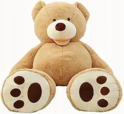 Produktbild von Gustaw Teddybär Groß XXL (Beige, 140cm) Amigo - Plüschbär, Kuschelbär XXL Plüschtier, Plüschtier Kuscheltier Giant Teddy