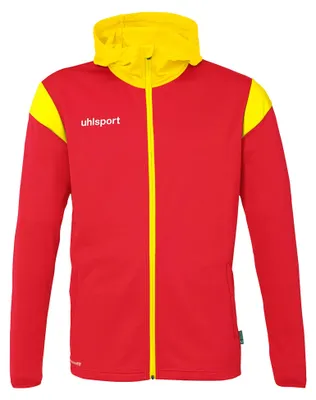 Productafbeelding van Uhlsport Squad 27 Trainingsjas met capuchon - Rood / Geel