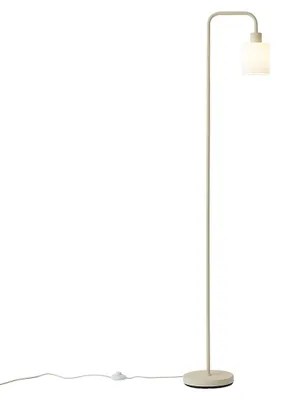 Produktbild von Skandinavische Stehleuchte Beige mit Weißem Glas Wisp
