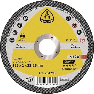 Produktbild von KLINGSPOR A60N 125x1 Aluminium-Trennscheibe