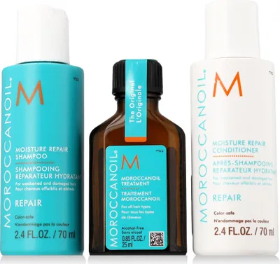 Immagine prodotto di Moroccanoil Repair Moisture Trio da viaggio