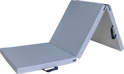 Produktbild von Sporttrend 24® 3 in 1 Turnmatte faltbar, Gymnastikmatte Fitnessmatte Sportmatte, Farbe Grau