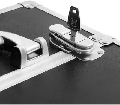 Immagine prodotto di Valigetta da trucco con chiusura a chiave - 34x24x47 cm - Beauty case 3-in-1 con ruote girevoli