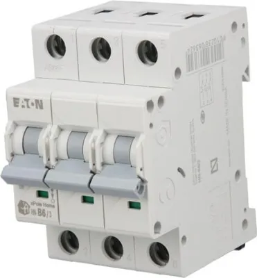 Image de Disjoncteur de surintensité 3P B 6A 6kA AC xPole Home HN-B6/3 194878 Eaton