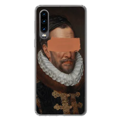 Produktbild von MuchoWow® Handyhülle Schutzhülle Hülle für Huawei P30 Malerei - Gemälde - Alte Meister Silikon Softcase Handy Hülle - Kartenbesitzer