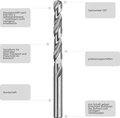 Imagen del producto de Broca para metal duro Silv-St, 11,0 mm, modelo SB