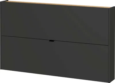 Produktbild von Schuhschrank Elton | 140 x 19 x 85 cm | Graphitgrau Design