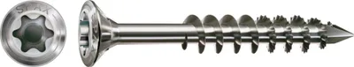 Produktbild von Spax Fassade 4,5 x 60 mm LinsenSenkkopf T-STAR plus Teilgewinde CUT-Spitze Edelstahl rostfreiei A2 100 Stk