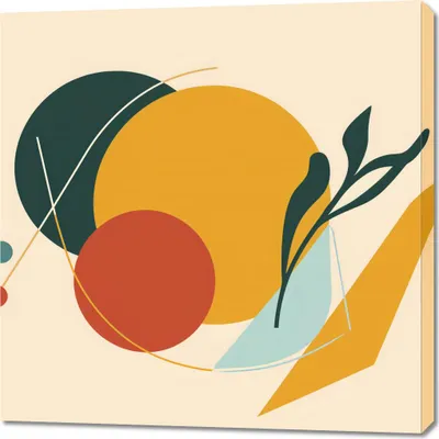 Produktbild von Bild 90x90cm Natur Einsichtsvoll