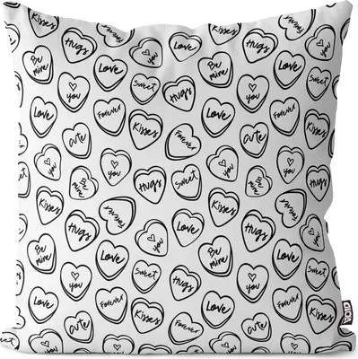 Produktbild von VOID Candy Valentinsgeschenk Herzen Kissenbezug Kissenhülle Sofakissen Kissen Deko Outdoor-Kissen Dekokissen