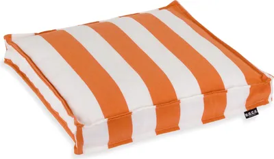 Produktbild von H.O.C.K. Classic Streifen Outdoor Sitzkissen 40x40x5cm orange