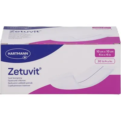 Produktbild von Zetuvit Saugkompressen unsteril 10x10 cm 30 St