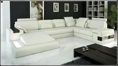 Produktbild von Marken Sofa Wohnlandschaft Ledersofa Couch Garnitur Wohnlandschaften jvmoebel®