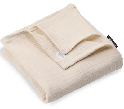 Productafbeelding van Muslin Babydeken 120 x 120 cm van 100% Katoen