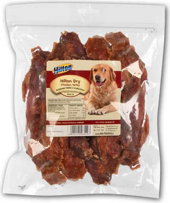 Produktbild von HILTON Getrocknete Hühnerbrust - Hundeleckerli - 500 g