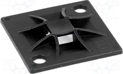 Produktbild von 10x Selbstkender schraubbar H: 4,5mm 151-10915 Kabelbinder schwarz