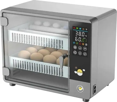 Obrázok produktu pre Inkubátor na vajcia, automatický obracač vajec, dotykové ovládanie, 24 vajec