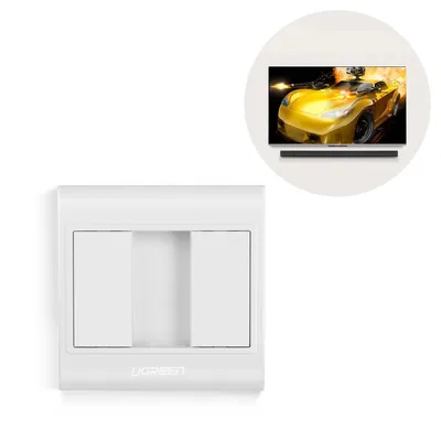 Immagine prodotto di Ugreen Presa HDMI da Parete Tipo 86 Bianca KP32997