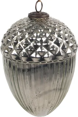 Immagine prodotto di Guaina natalizia Clayre & Eef Ø 10x15 cm Vetro color argento