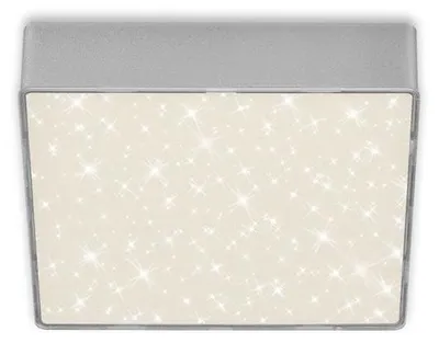 Produktbild von LED Aufbauleuchte IP20 Sternenhimmel 11 W silber Metall-Kunststoff Briloner