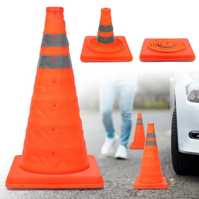 Obrázek produktu pro Varovný kužel, 45 cm, reflexní dopravní kužel