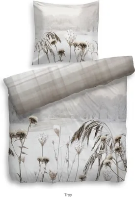 Produktbild von Heckett Lane Pure Baumwolle Bettwäsche Troy 135x200 cm naturell