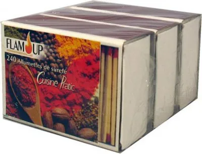 Image de Allumettes Cuisine Flam Up Allumettes Longues Pour Cuisine - Générique
