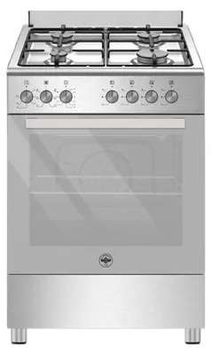 Image de Bertazzoni La Germania SE664EX/24 Cuisinière indépendante A Electrique Table de cuisson à gaz inox