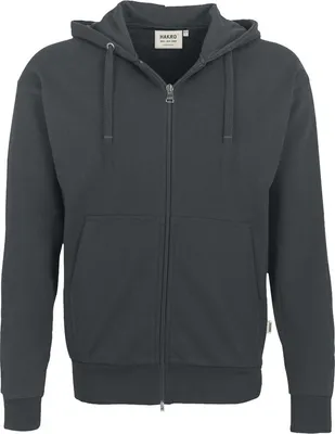 Produktbild von HAKRO Kapuzen-Sweatjacke Premium 605, anthrazit, L
