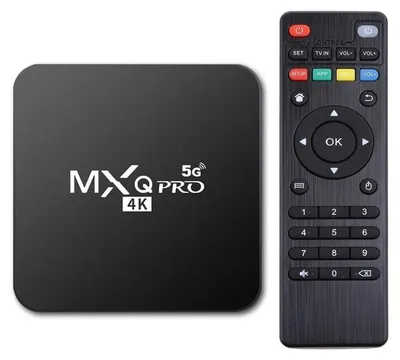 Produktbild von Mini-PC-TV-Box Techstar® MXQ PRO, UltraHD 4K, Quad-Core 64-Bit. 4 GB RAM, 32 GB ROM, 5G-WLAN, Ethernet, Android 10
