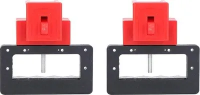 Produktbild von Elektrisches Sicherungsschaltgerät für Fabriken mit Klemmzahndesign, 2 Stück, Klemmzahnbauart.