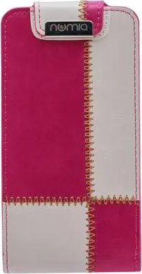 Produktbild von Samsung Galaxy S4 mini (i9190) (i9195) 2in1 numia Flipstyle Pink-Weiss