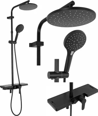 Produktbild von Rea Duschgarnitur Santos Black