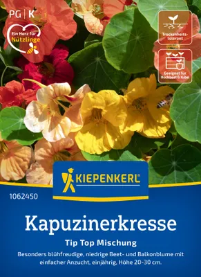 Produktbild von Kiepenkerl Kapuzinerkressesamen Tip Top 20 Pflanzen