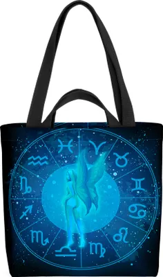Produktbild von VOID Jungfrau Sternzeichen Astrologie Tasche 33x33x14cm,15l Einkaufs-Beutel Shopper Einkaufs-Tasche Bag