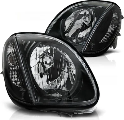 Immagine prodotto di Fari in vetro trasparente per Mercedes SLK R170 anno 96-04 nero