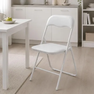 Obrázok produktu pre Skladacia stolička Milton & Oldbrook, farba: biela