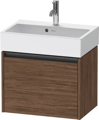 Produktbild von Duravit Ketho.2 Wastafelonderkast 58,4x39x44 cm Mat Noten (donker)