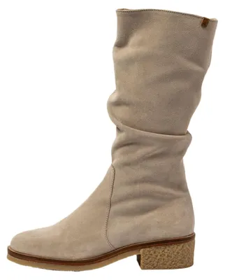 Image de El Naturalista Botte à talons pour Femme N5942 SILK SUEDE CREAM / IRATI Couleur Beige