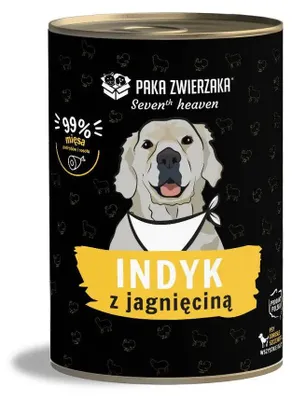 Produktbild von Paka Zwierzaka Pute mit Lammfleisch 400g