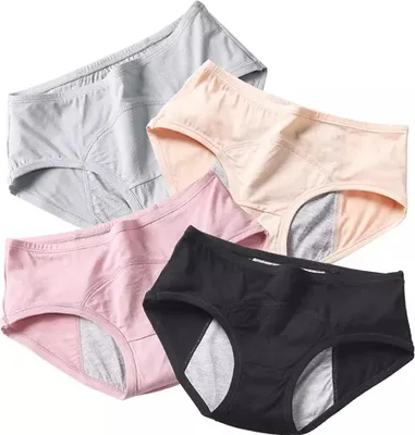 Produktbild von Menstruationsunterwäsche, Perioden Unterwäsche, Menstruation Unterwäsche Grau S