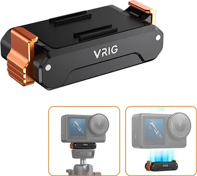 Produktbild von Magnetischer Schnellwechsel-Montageadapter fuer Sportkameras, magnetischer Verlaengerungssockel aus Metall mit 1/4 Zoll Schraubenloch, Ersatz fuer DJI OSMO Action 5 Pro/4/3