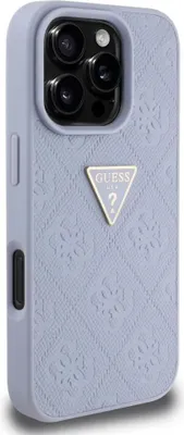 Immagine prodotto di Etui Guess Hot Stamp 4G Pattern Triangle Metal Logo Do Iphone 16 Pro Max Fioletowy