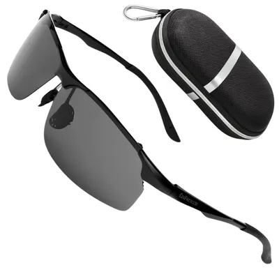 Immagine prodotto di Occhiali da sole polarizzati - EdiPremium - Proteggere gli occhi con stile - Filtro UV 400 Cat.3 - Design di tendenza - Custodia rigida