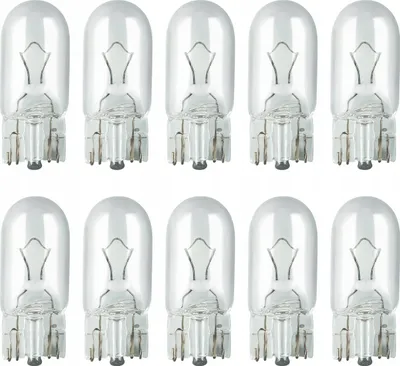 Immagine prodotto di 10 lampadine W5W da 12 V bianche per luci di posizione, omologazione ECE E8