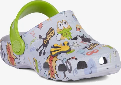 Produktbild von Coqui - Fröschlein Clogs für Kinder PP15851 (23 EU) (Weiß/Grün)