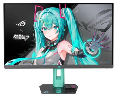 Zdjęcie produktu dla ASUS ROG Strix XG27ACMEG-G Hatsune Miku Edition, 68,6 cm (27"), 2560 x 1440 px, Wide Quad HD, LCD, 1 ms, Wielobarwny