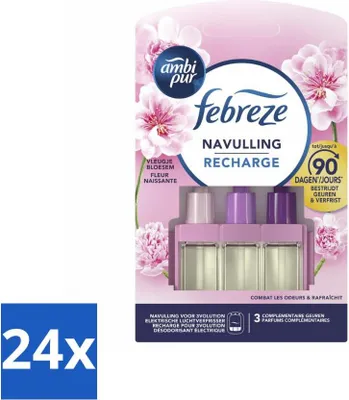 Immagine prodotto di Ambi Pur - 3Volution - Ricarica - Fragranza floreale - 20 ml - Confezione  - 24 pezzi